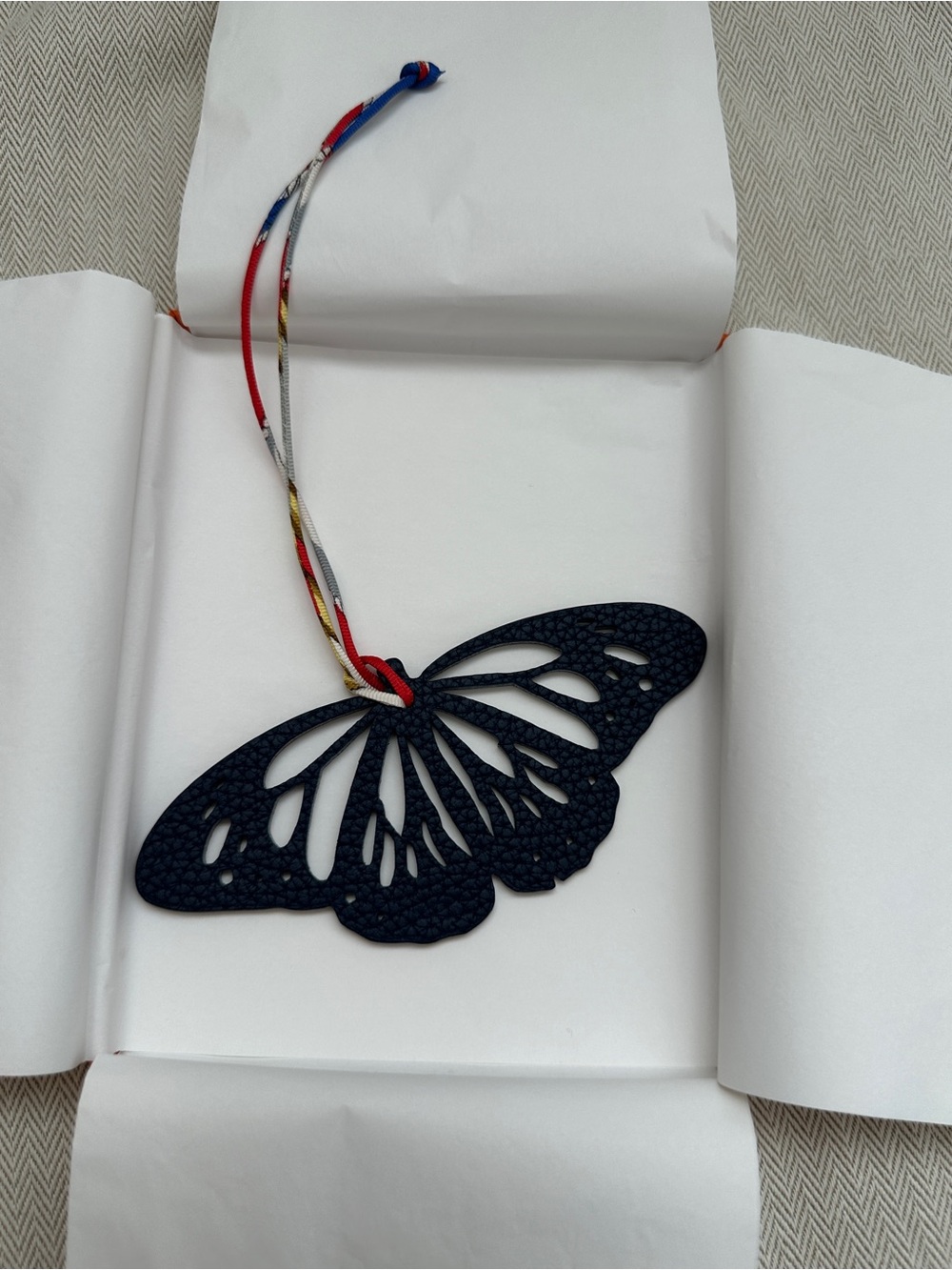 Hermes Petit H Butterfly Charm